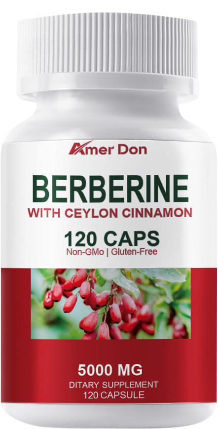 Berberine with Ceylon Cinnamon 5000mg 120 Caps Heart Health & Immune – US