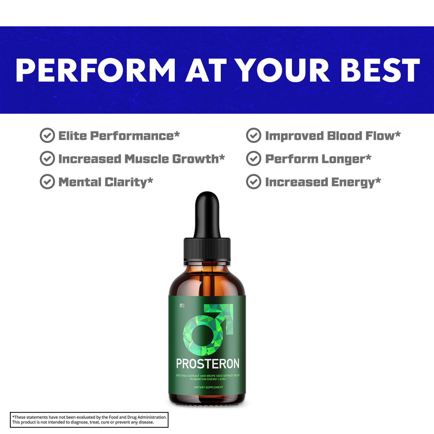 Prosteron Male Drops – Prosteron Enhances Energy, Vitality & Stamina – 5 Pack