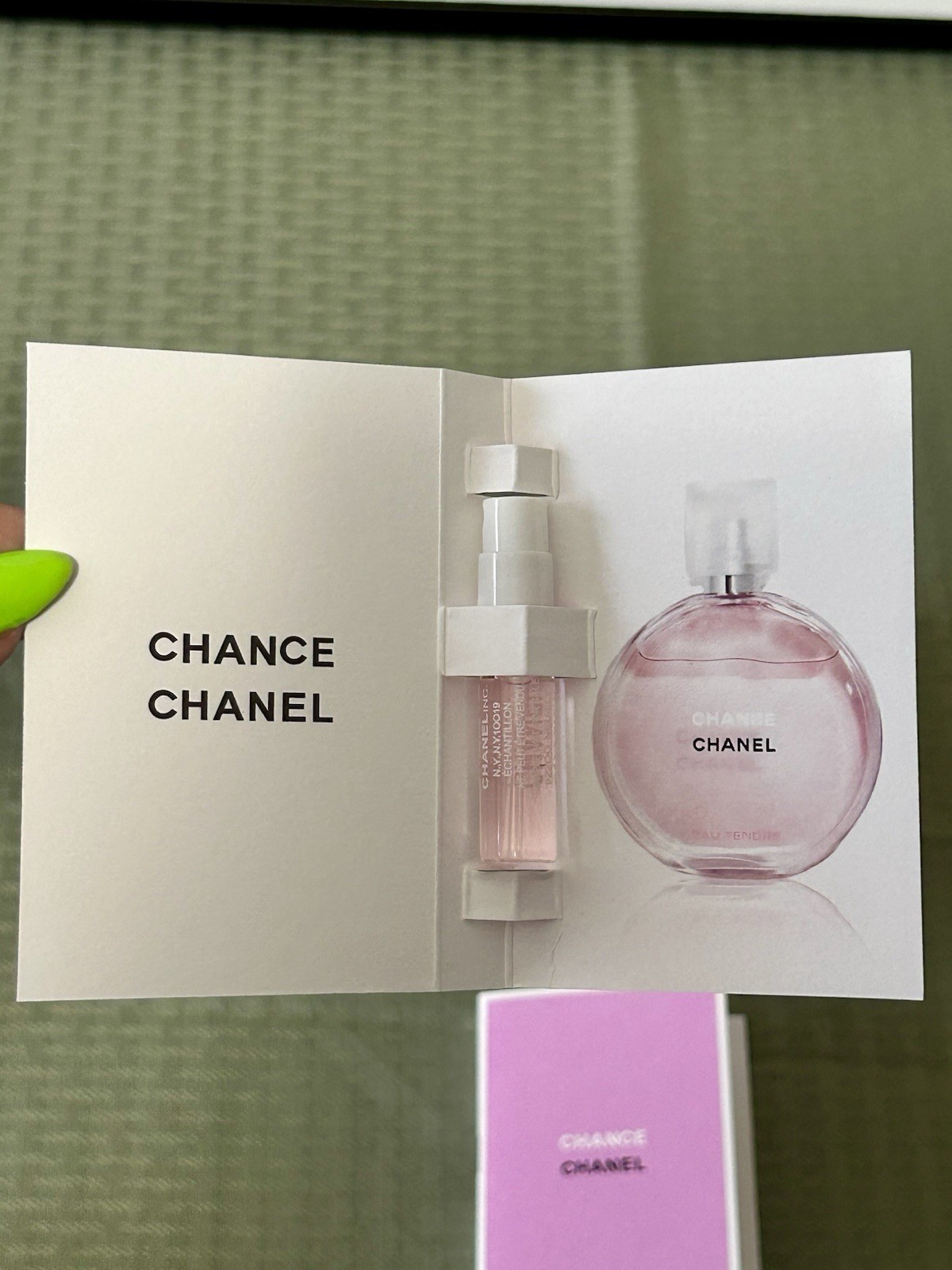 CHANEL Tendré Perfume Samples-3Pcs