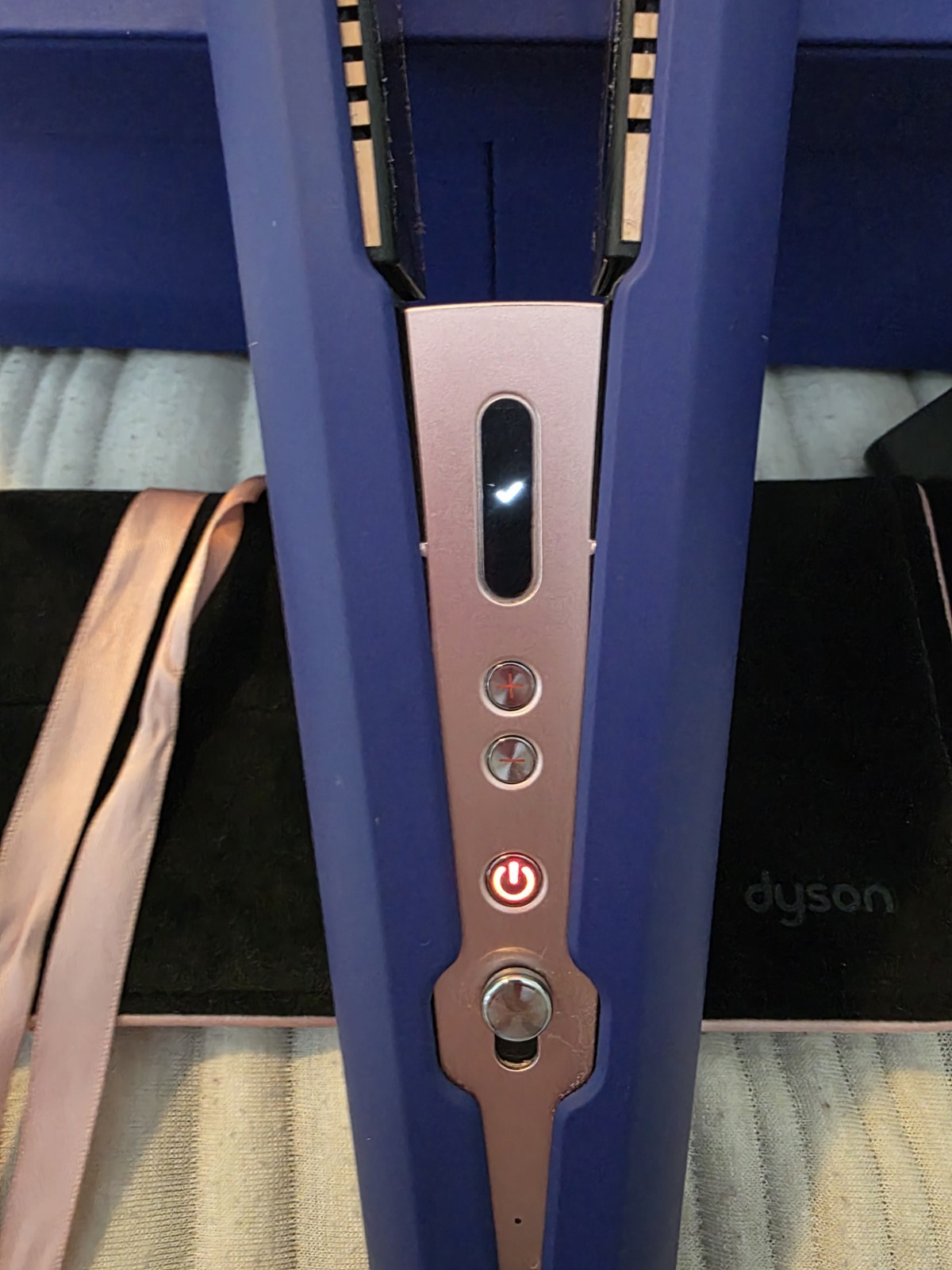 Dyson Corrale HS07 Cordless Hair Straightener Flat Iron Blue w/ Case & Charger