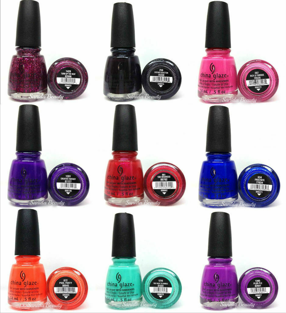 China Glaze – 100 BEST SELLING COLORS 0.5oz – Series 1 – Pick Your Color