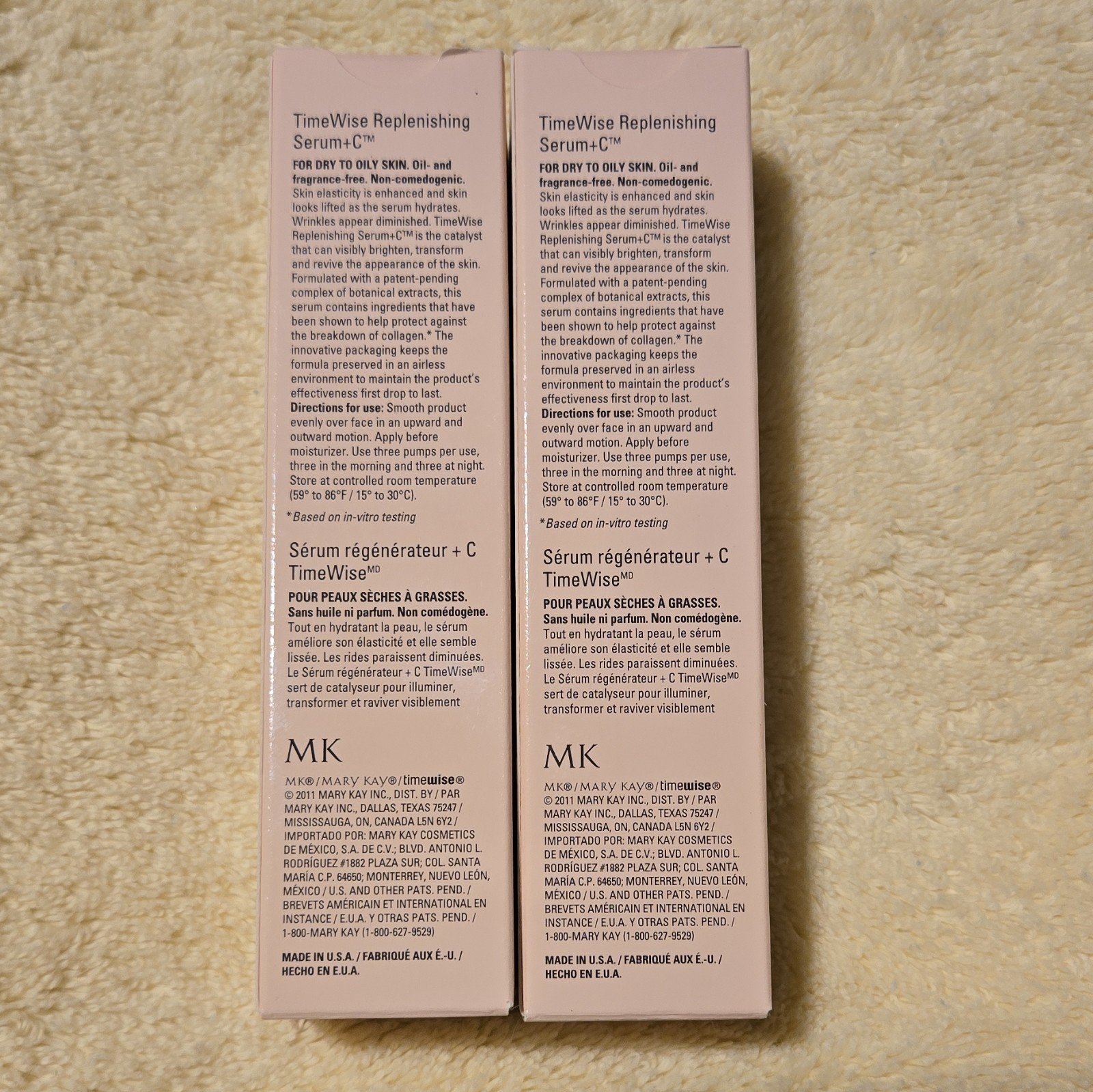 Mary Kay TimeWise Replenishing Serum +C Oil-Free Fragrance-Free 1.5 fl oz (2)