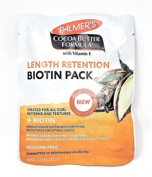 (20) Palmer’s Cocoa Butter Formula Length Retention Biotin Pack Sealed 2.1 fl oz