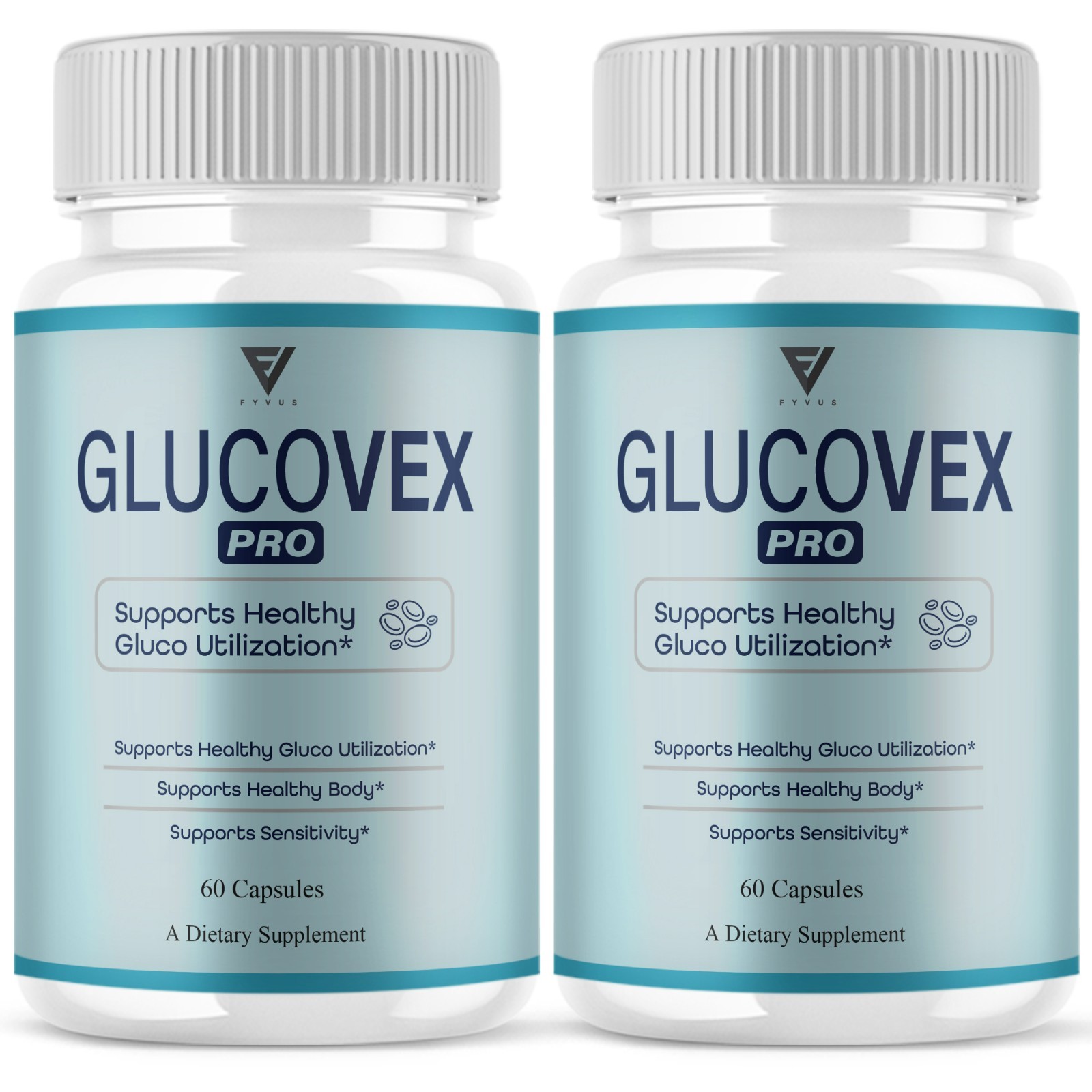 (2 Pack) Glucovex Pro Blood Support, Gluco Vex Supplement (120 Capsules)