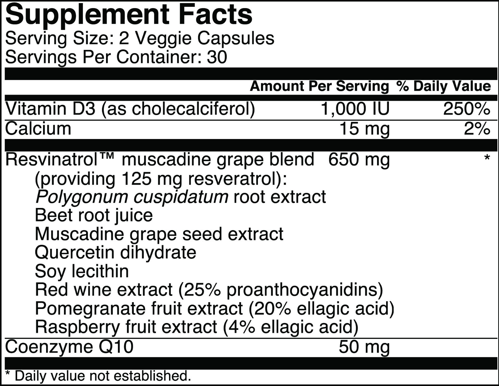 Resvinatrol Complete – Resveratrol – Supports Heart Health, Healthy Aging & More