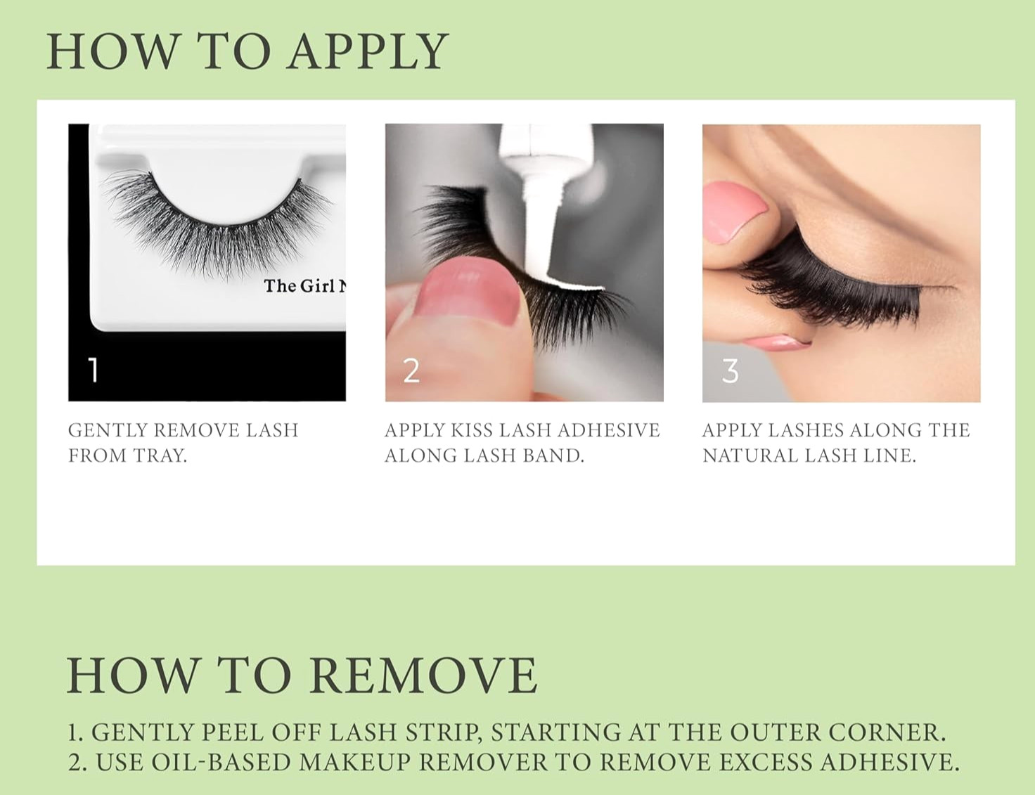 Kiss The Muses False Eyelashes Empress 16mm 1 Pair Easy to Apply Reusable Lash