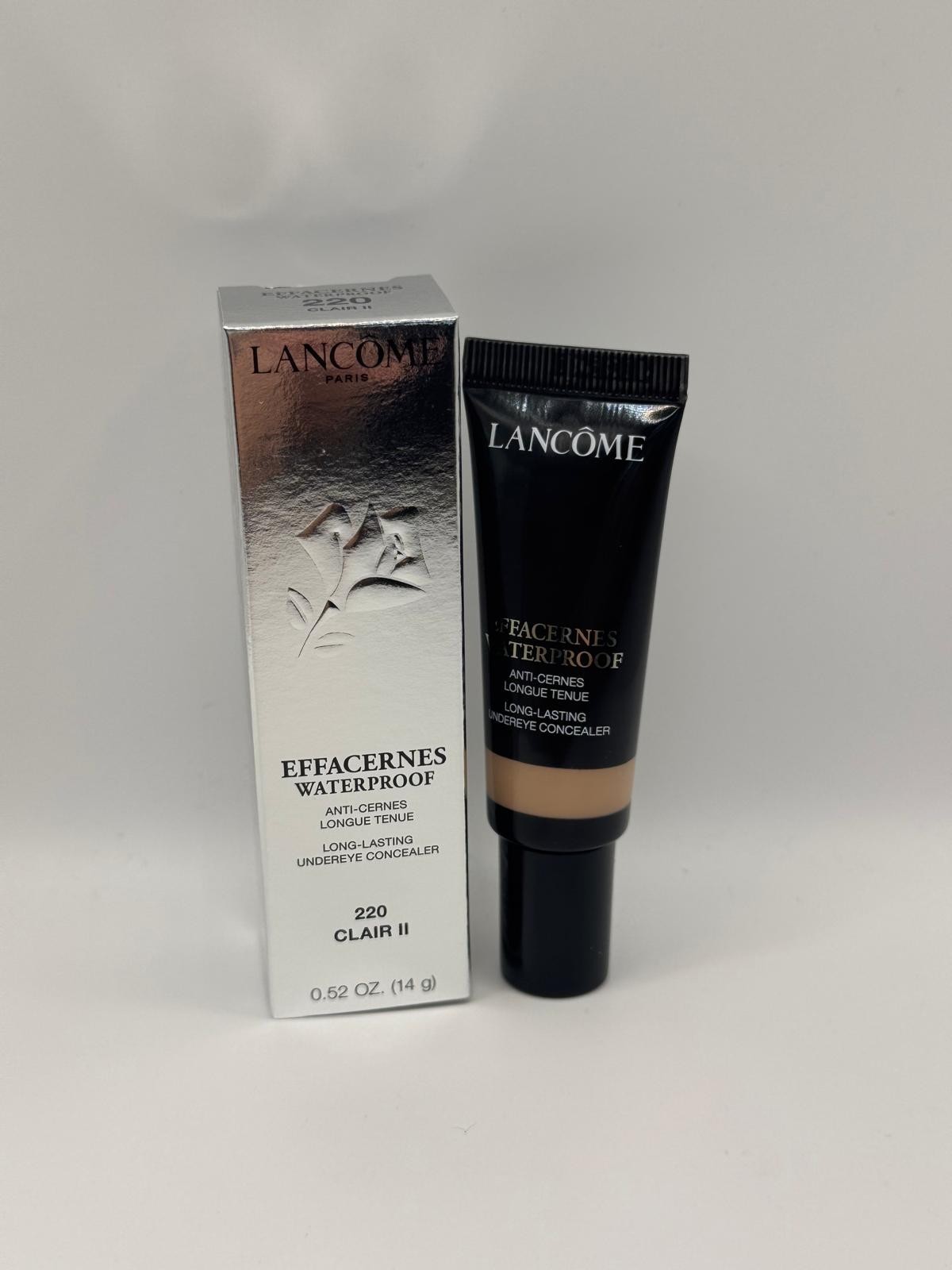 LANCOME EFFACERNES Waterproof Undereye Concealer 220 CLAIR II NEW WITH BOX