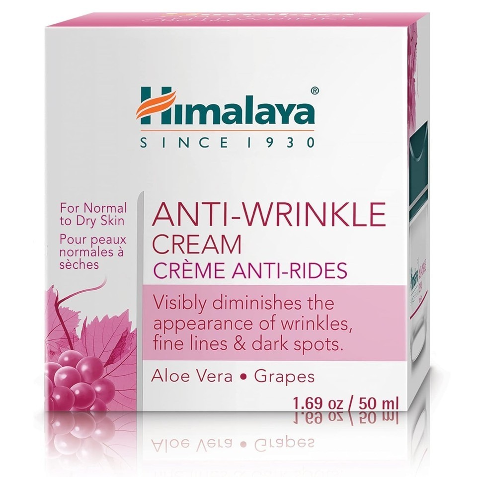 Himalaya Herbals Anty-Wrinkle Cream For Moisturizes skin & Smoothens skin 50g