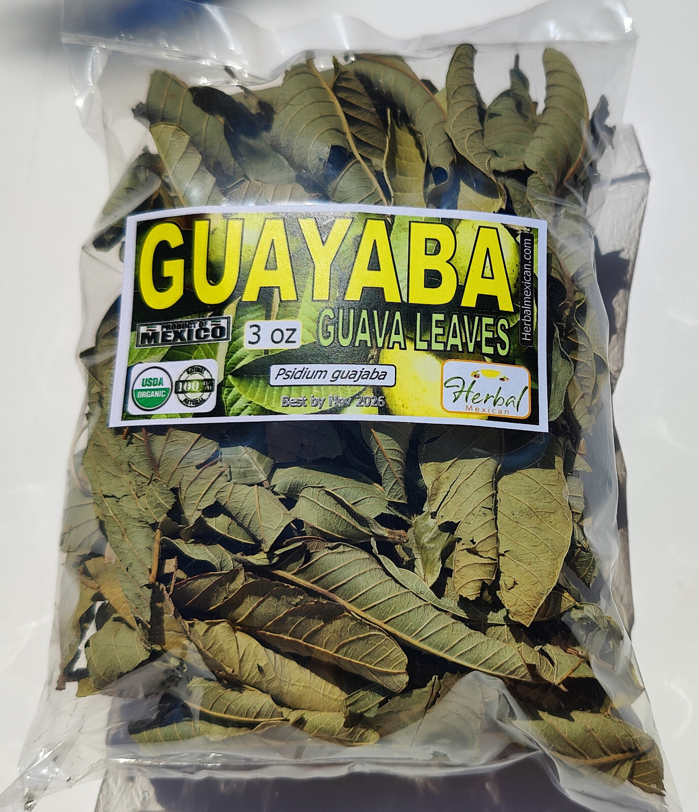 Hojas de Guayaba,Mexican Guava Leaves,Organic Guava leaves Natural Detox 2oz!!