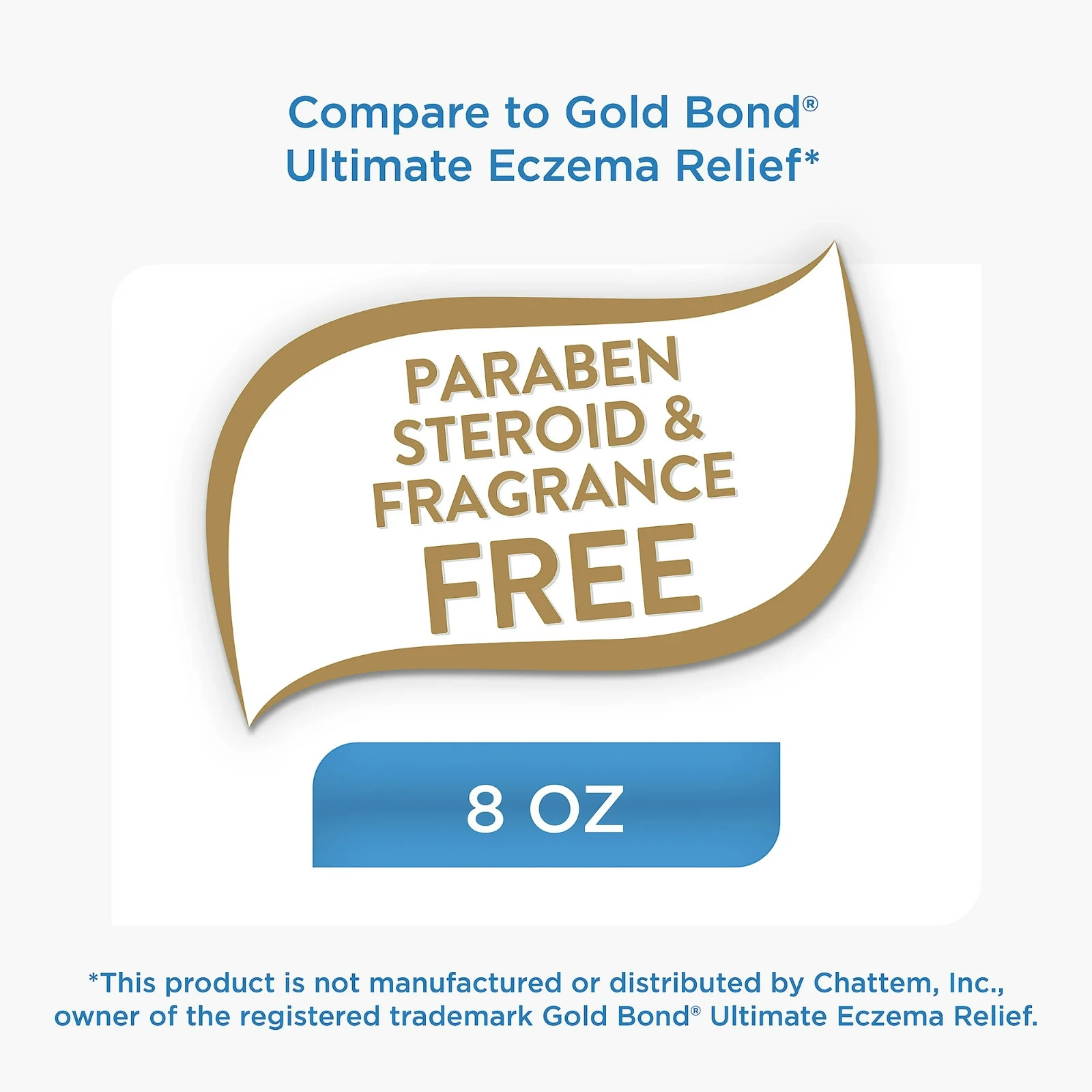 Equate Eczema Relief Cream 2% Colloidal Oatmeal Skin Protectant 8 oz