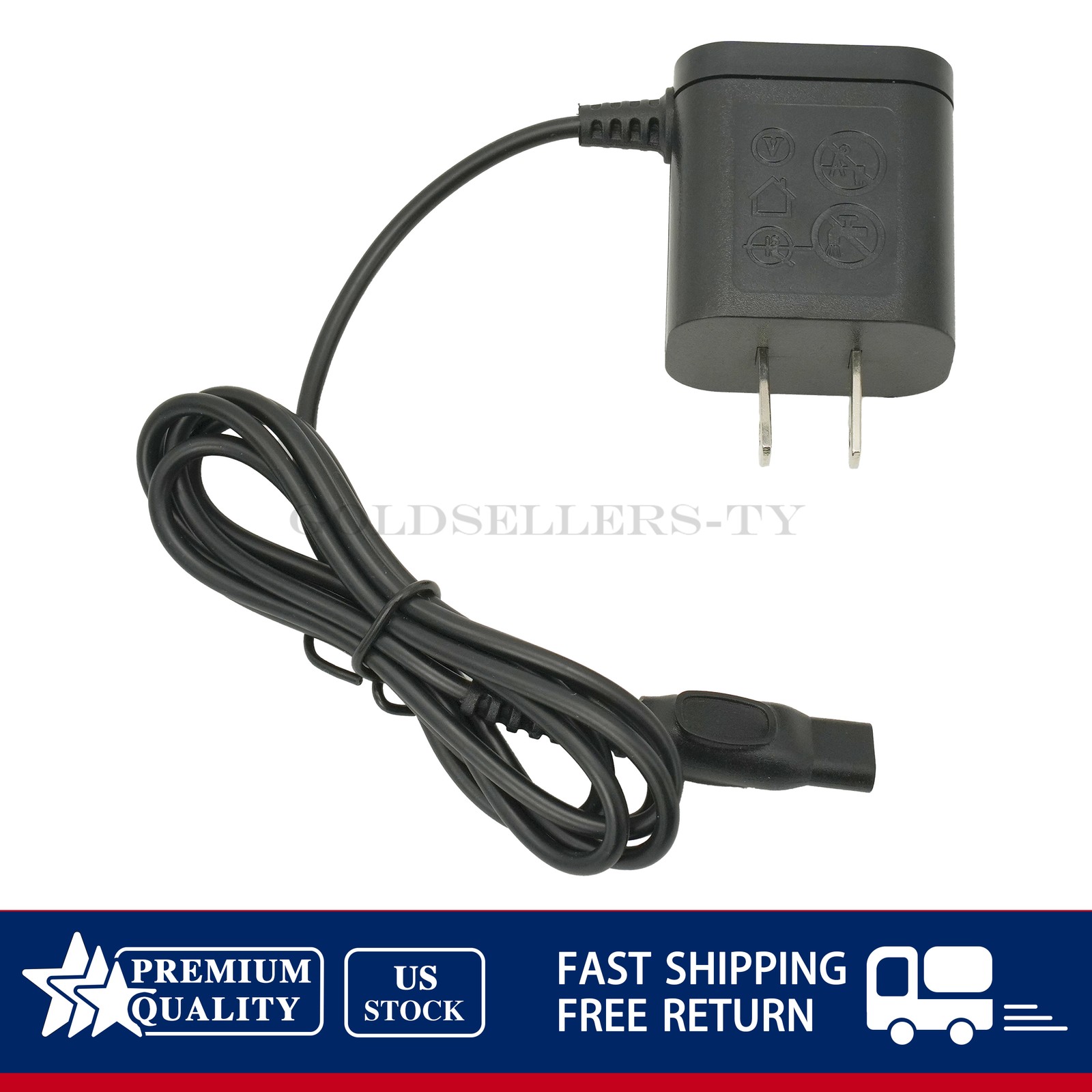 NEW For Philips Norelco Electric Shaver HQ8505 Power Cord Charger Free shipping