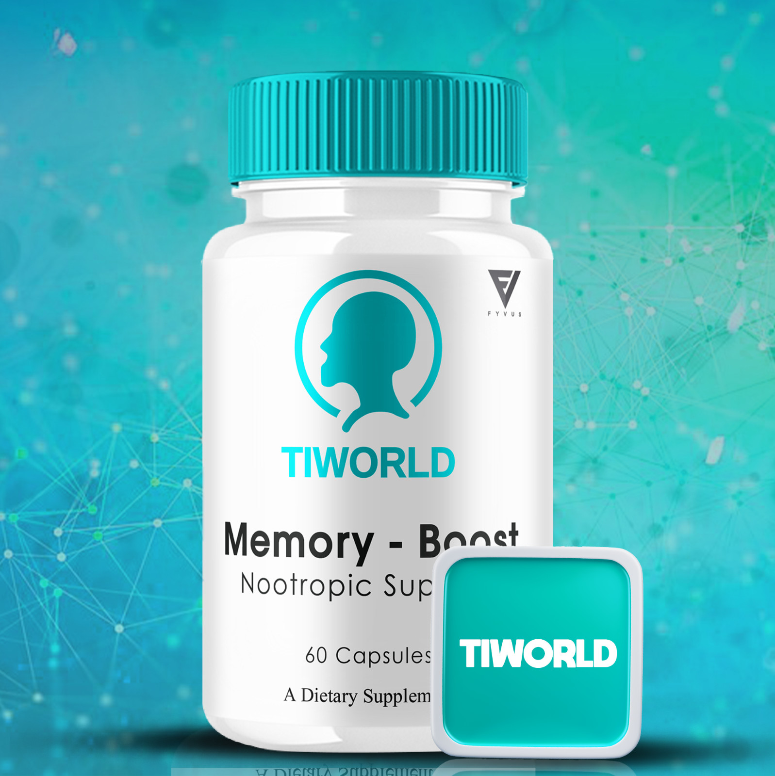 (5 Pack) Tiworld Advanced Memory Support Nootropic Ti World Pills (300 Capsules)