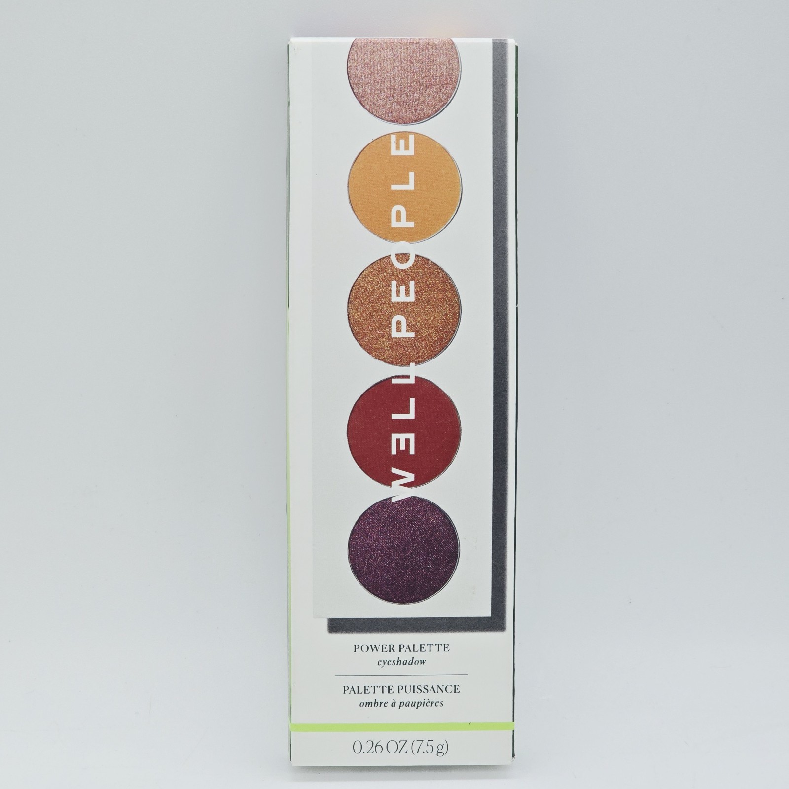 Well People Power Palette Eyeshadow, 5 Colors, Vegan Sepia