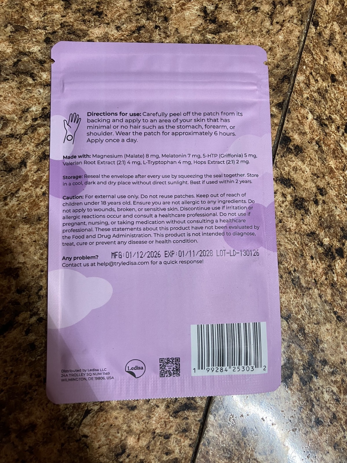 Ledisa Sleep Patches for Adults | Easy-to-Apply Sleep Patch with Melatonin, V…