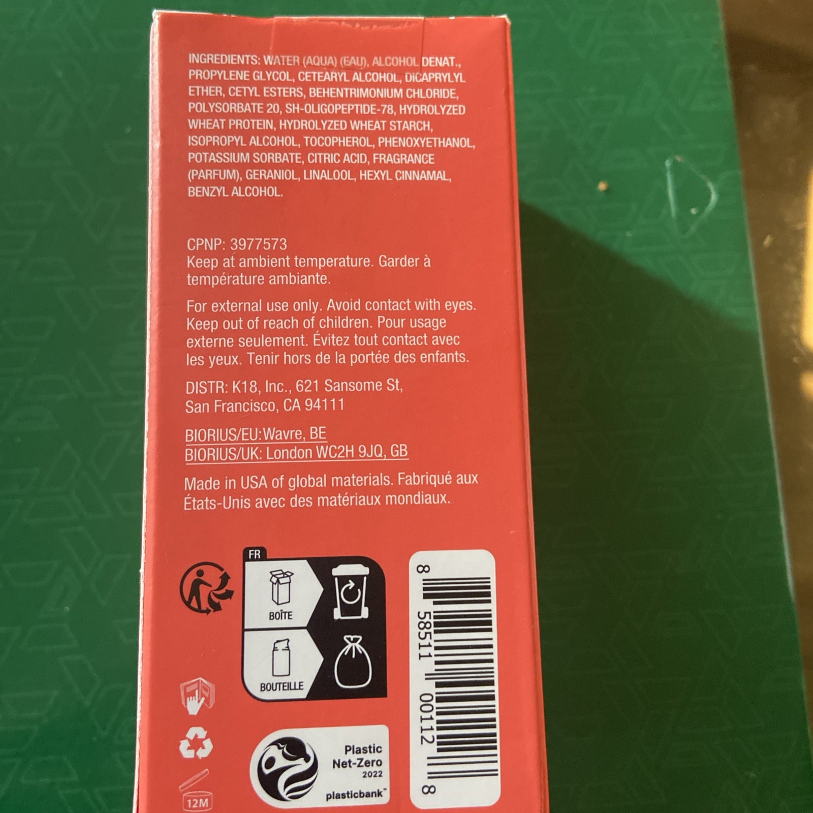 K18 Biomimetic Hairscience Leave-in Molecular Repair Hair Mask 50ml NEW & SEALED