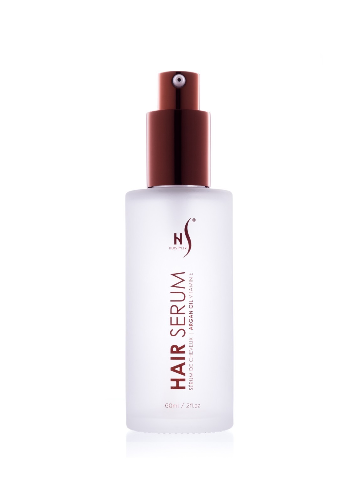 Herstyler Anti Frizz Argan Oil Hair Repair Straightening Serum for Shine 2 Fl Oz