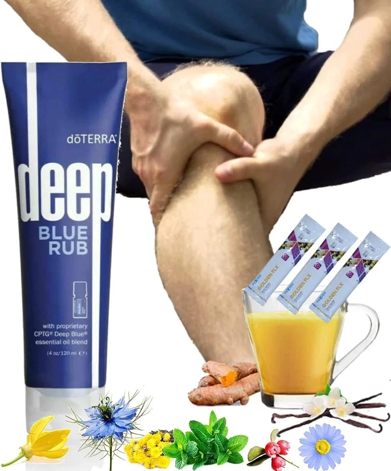 3 PACK DoTERRA Deep Blue doterra Rub Body Cream – 4 oz EXP:03/2027 +