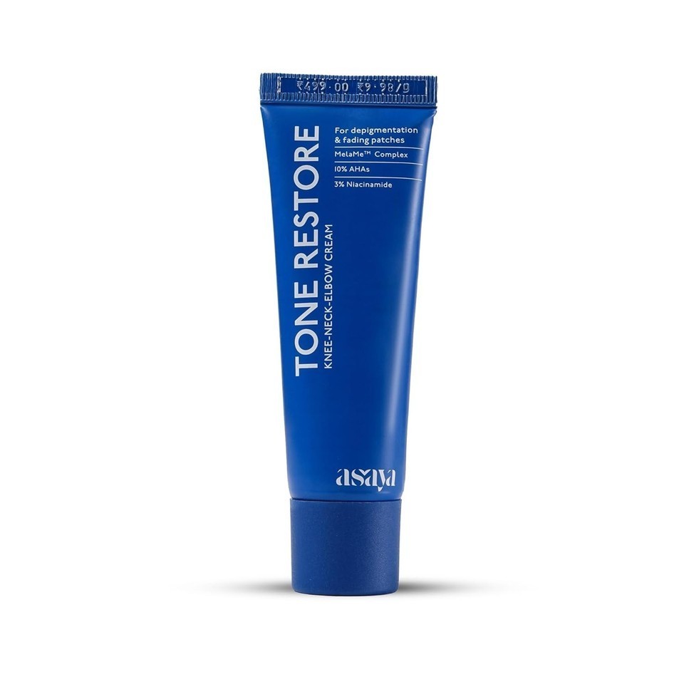 ASAYA Tone Restore Cream for Dark Knees, Elbows Neck Brightening & Smoothing 50g