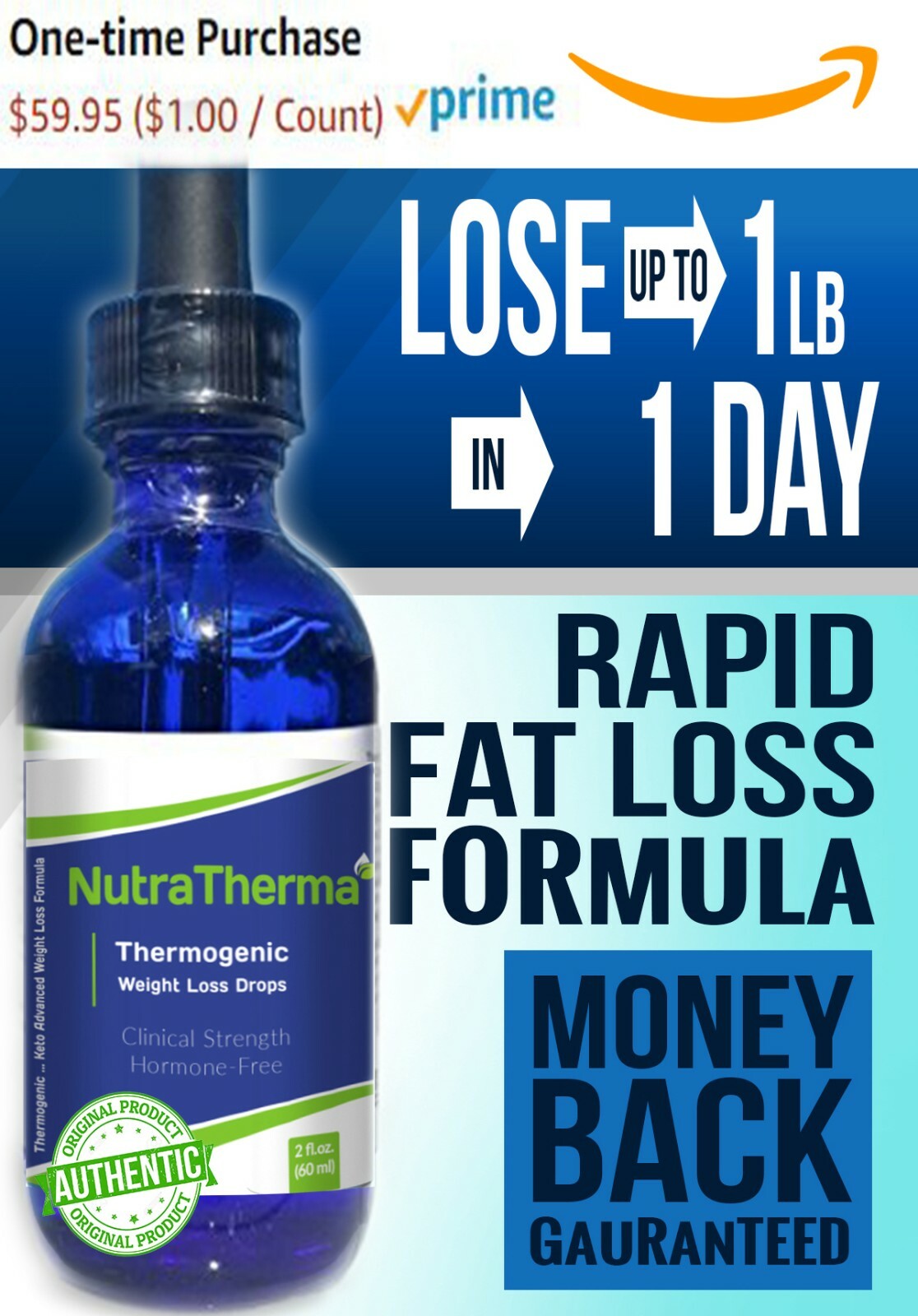 23Keto Weight Loss Fat Burner Drops Metabolism Booster Appetite Suppressant 2oz