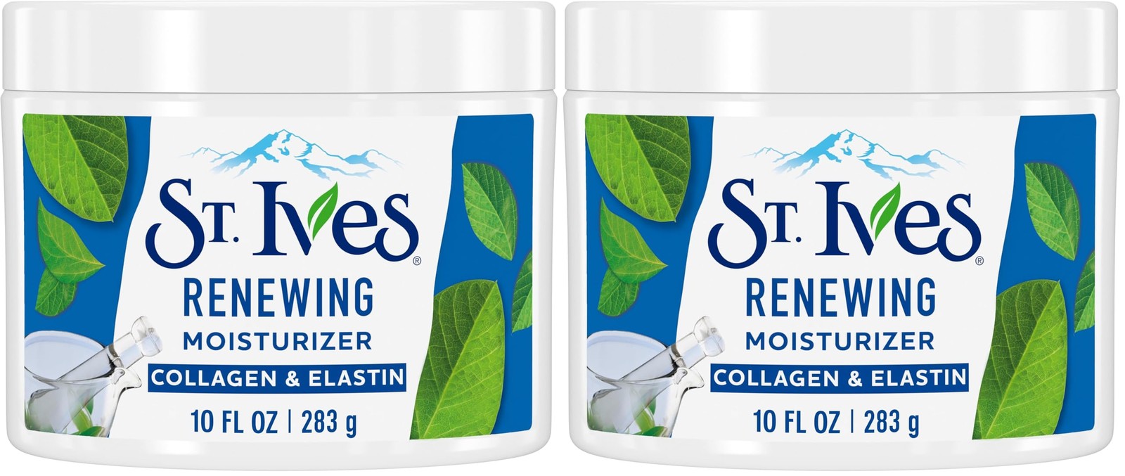 St. Ives Face Moisturizer Cream, Collagen 10 Ounce (Pack of 2), Timeless Skin