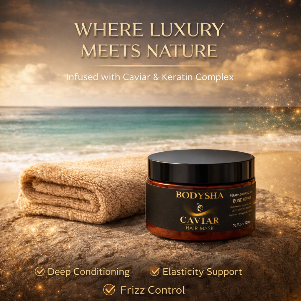 Caviar Hair Mask – Deep Conditioning Care Treatment Hydrates Dry & Damaged Hair