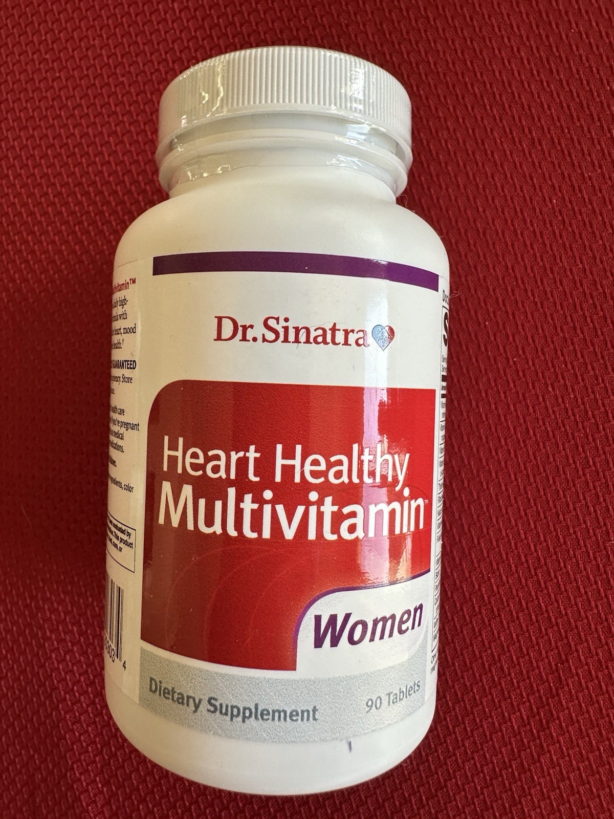 Dr. Sinatra Women’s Heart Healthy Multivitamin Supplement 90 Tablets Exp 12/25