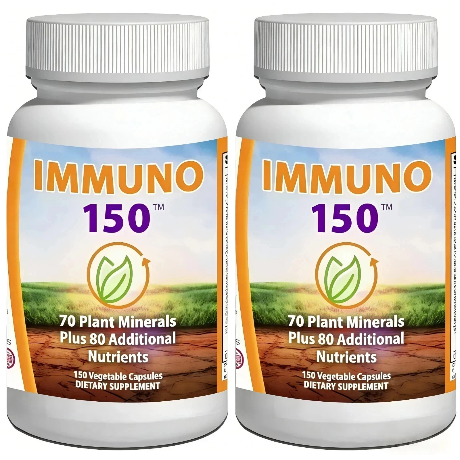 2PACK IMMUNO THE ULTIMATE MULTI VITAMIN, IMMUNE BOOSTER. 150 CAPSULES