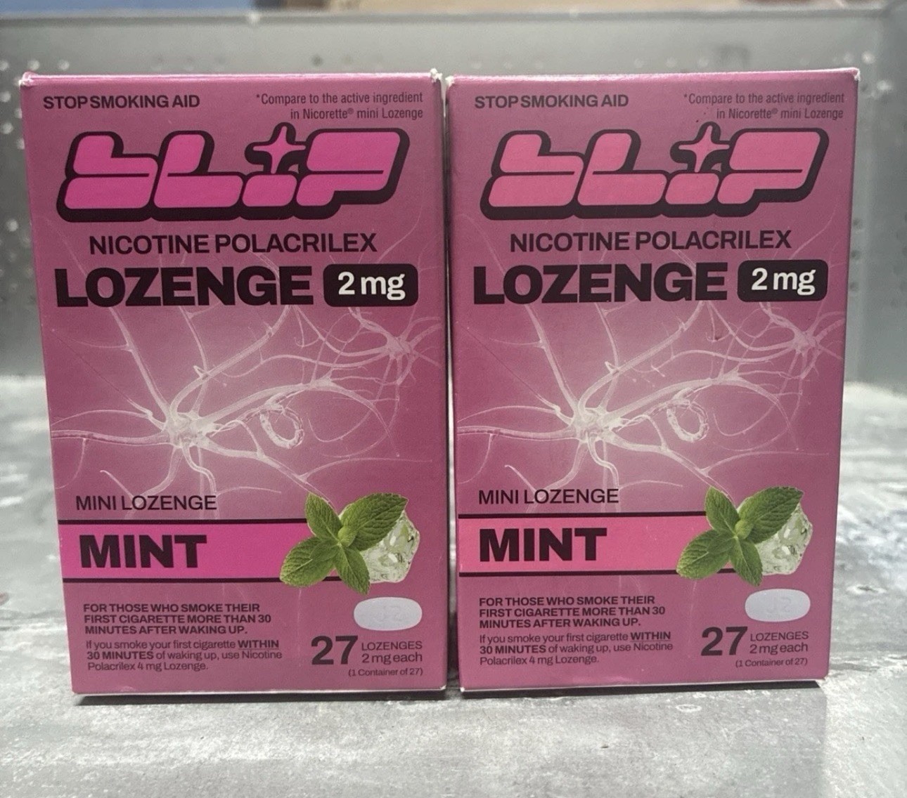 Blip Mint Nicotine Smoking Cessation Lozenge 2mg – 2 BOX Lot 5/2025 date