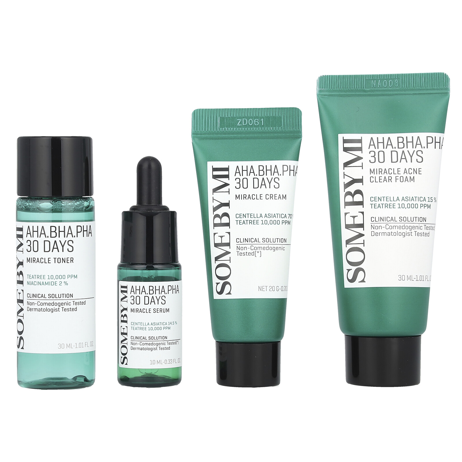 AHA. BHA. PHA 30 Days Miracle AC SOS Kit, Edition, 4 Piece Kit