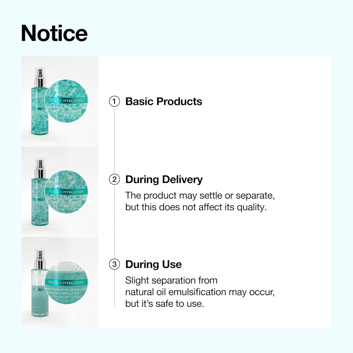 Anua PDRN Collagen Glow Facial Serum Spray, Hydrating Face Mist, Hyaluronic