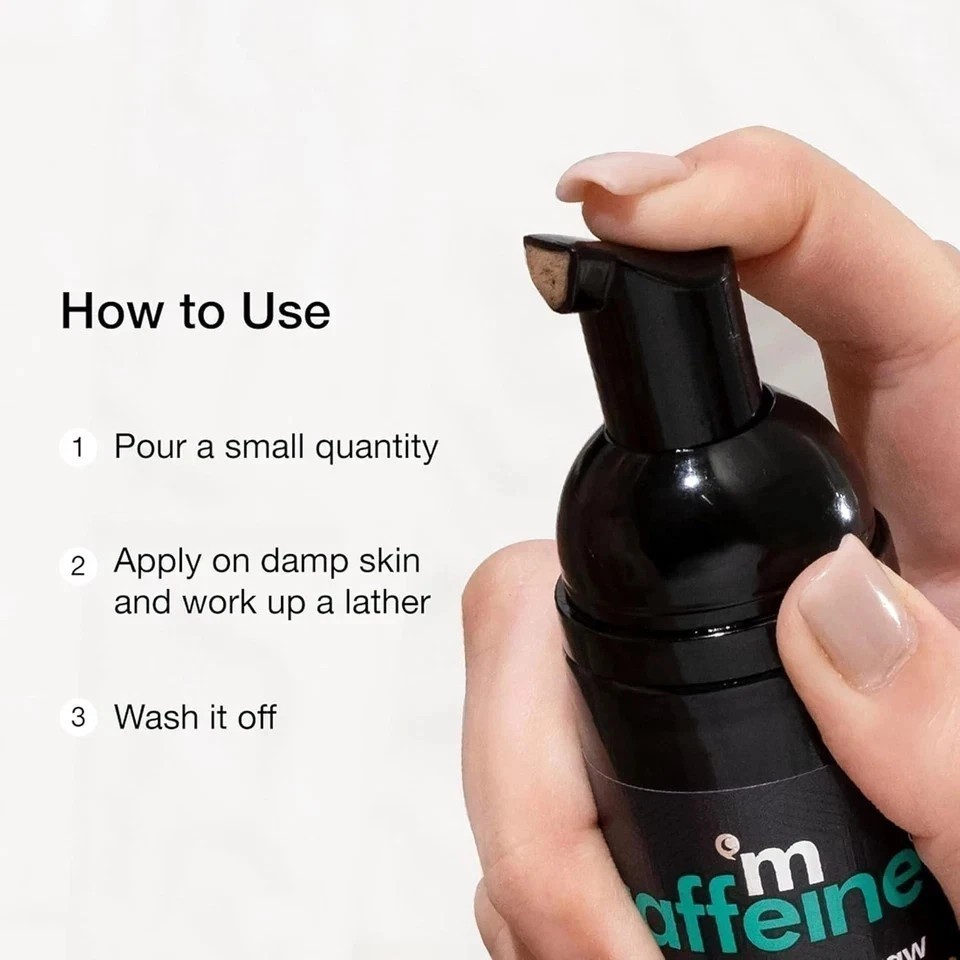 mCaffeine Coffee Foaming Face Wash Anti Acne Face Wash Acne Prone Skin – 75ml