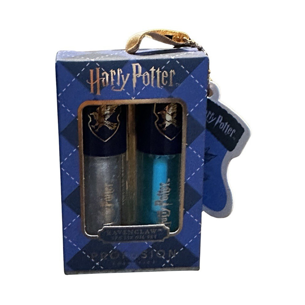 Profusion Cosmetics Harry Potter Ravenclaw 2pc Lip Oil Set Clear/Blue Shimmer