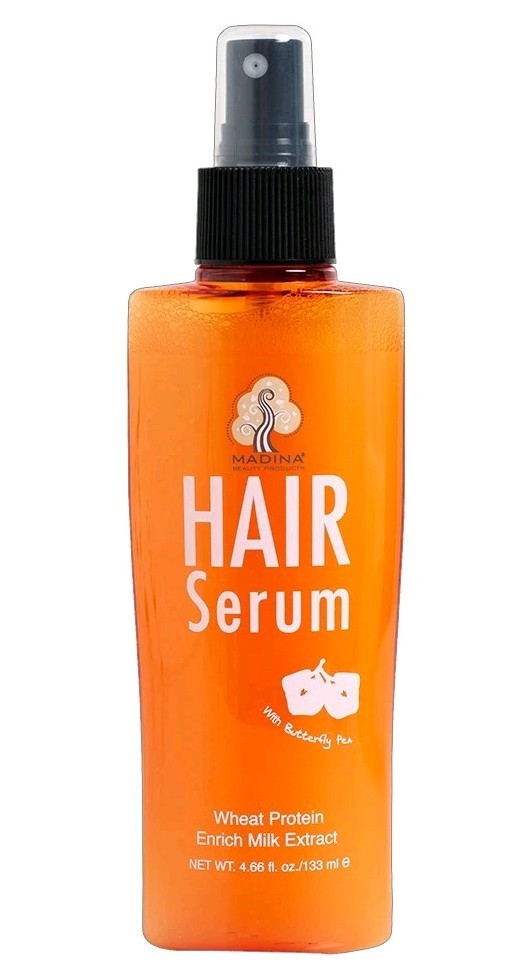 Madina Hair Serum w/ Wheat Protein Enriched Milk Extract 4.66oz