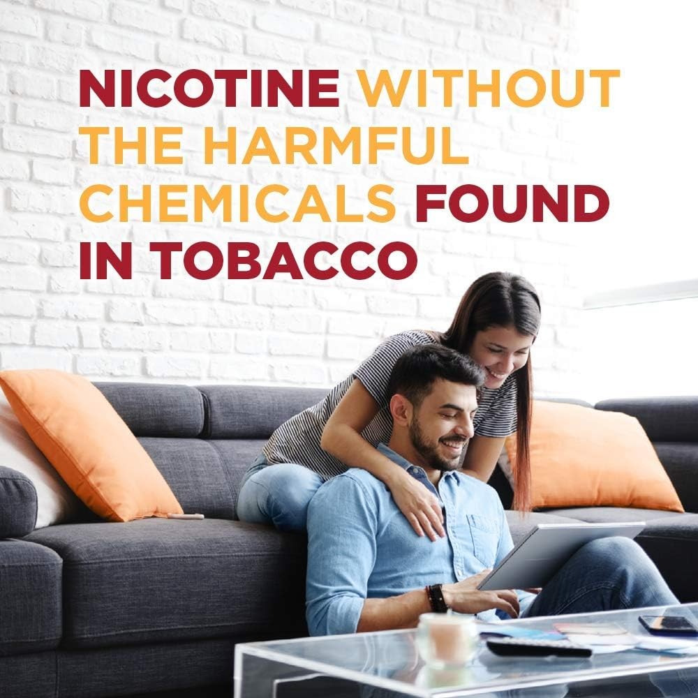 Amazon Basic Care Nicotine Polacrilex Coated Gum 4 mg (nicotine), Cinnamon Flavo