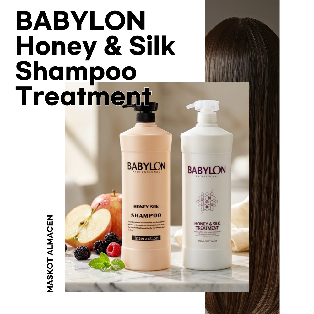 Honey Silk Protein Shampoo Conditioner 1500ml Set Damaged Hair Repair K-Beauty