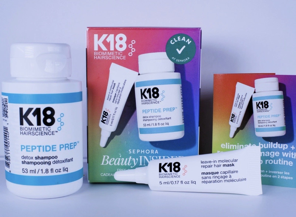 K18 Biomimetic Hairscience Sephora Beauty Insider Peptide Prep Shampoo & Mask