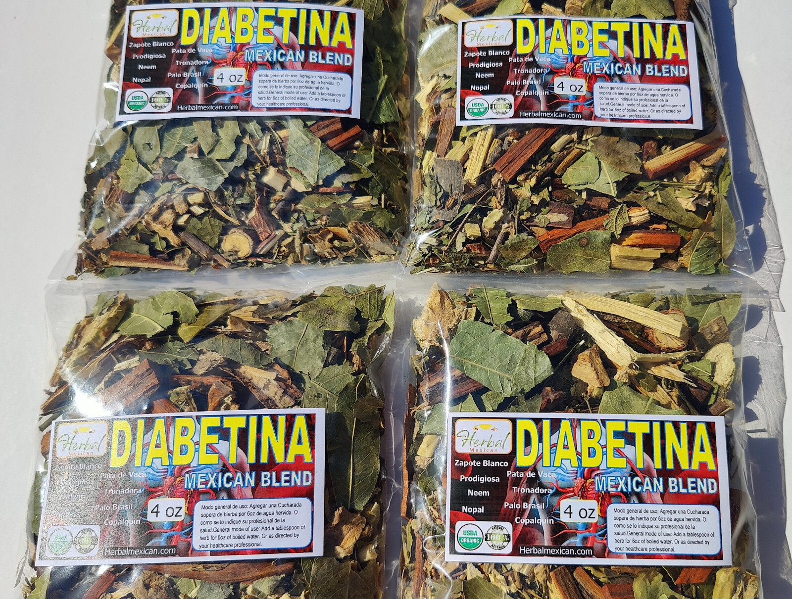 4oz Diabetina Natural organic Herbal blend Blood sugar support 113g