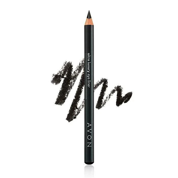 AVON Ultra Luxury Eyeliner Pencil (0.4 oz / 1.14 g) BLACK #U01 – RARE – SEALED!!