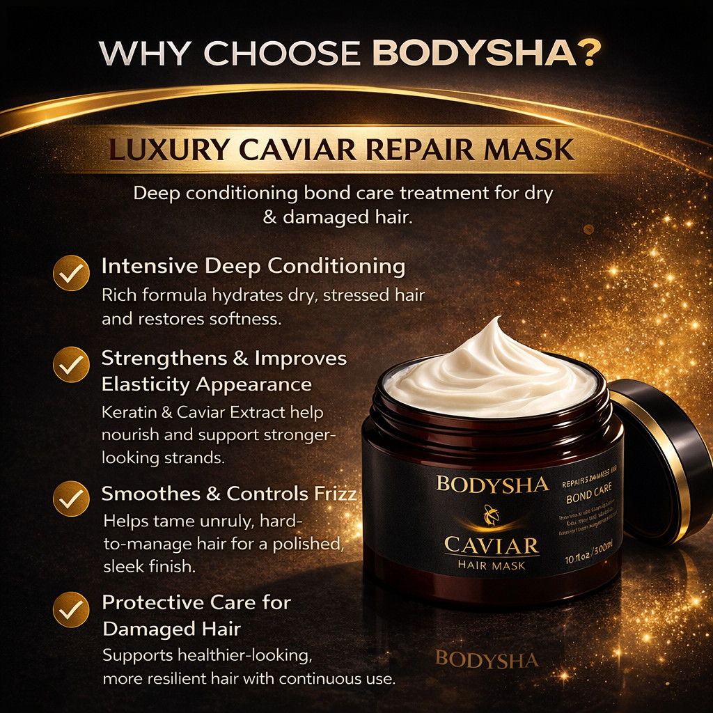 Caviar Hair Mask – Deep Conditioning Care Treatment Hydrates Dry & Damaged Hair