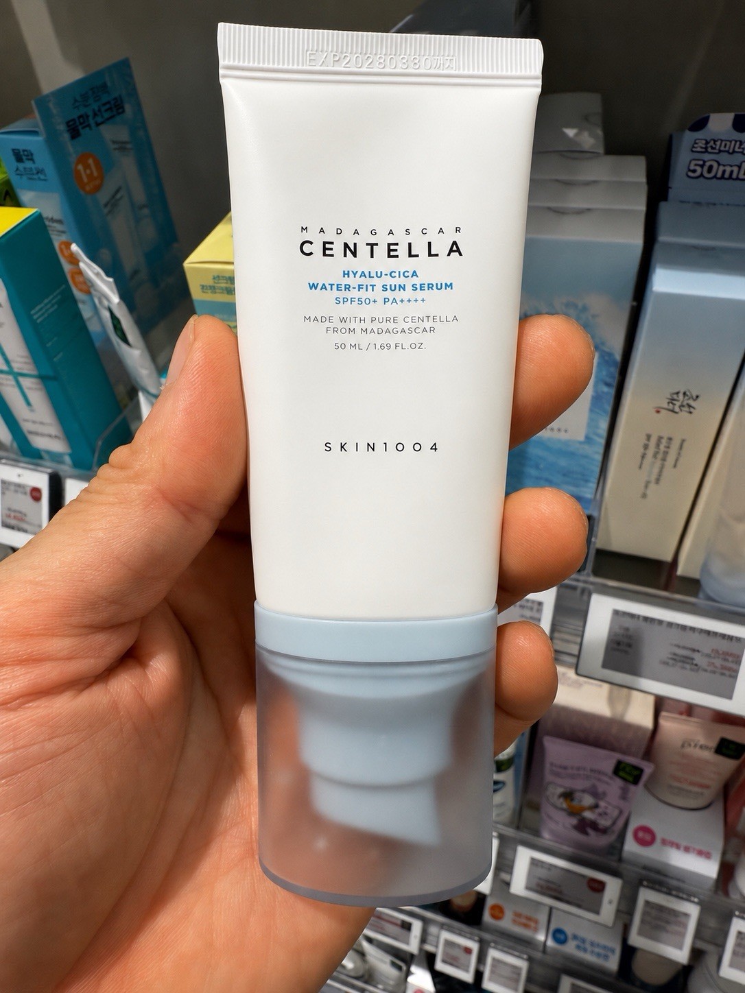 [US Seller] SKIN1004 Centella Hyalu-Cica Water-Fit Sun Serum SPF50+ PA++++ 50ml