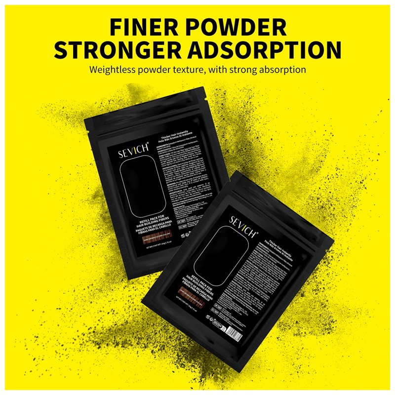 SEVICH Hair Building Fiber Hair Loss Concealer Refill Pack 25g 50g 100g FROM USA