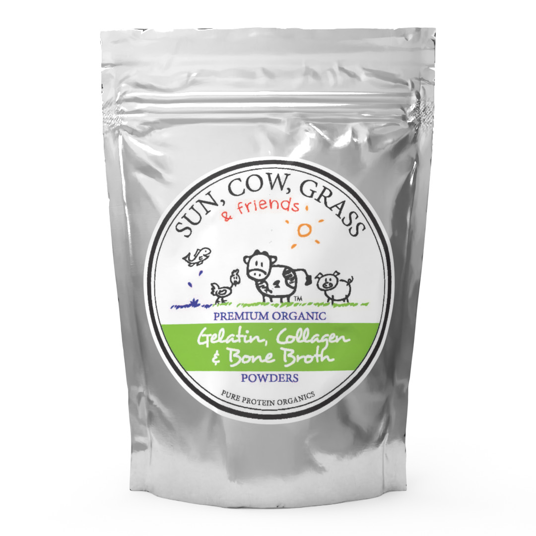 Wild Alaskan Salmon Bone Broth Powder – Pure Protein Organics 300g Unflavored