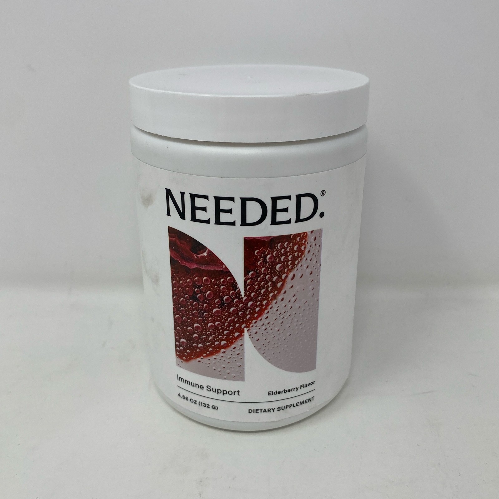Needed Immune Support Powder Elderberry 4.66 oz (132g)