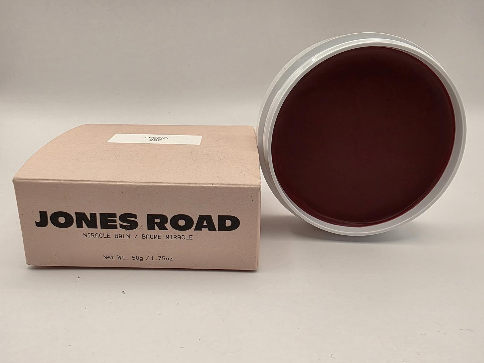 Jones Road Miracle Balm Cheeky 1.75 oz Plum Berry Tinted Balm Dewy Glow NEW