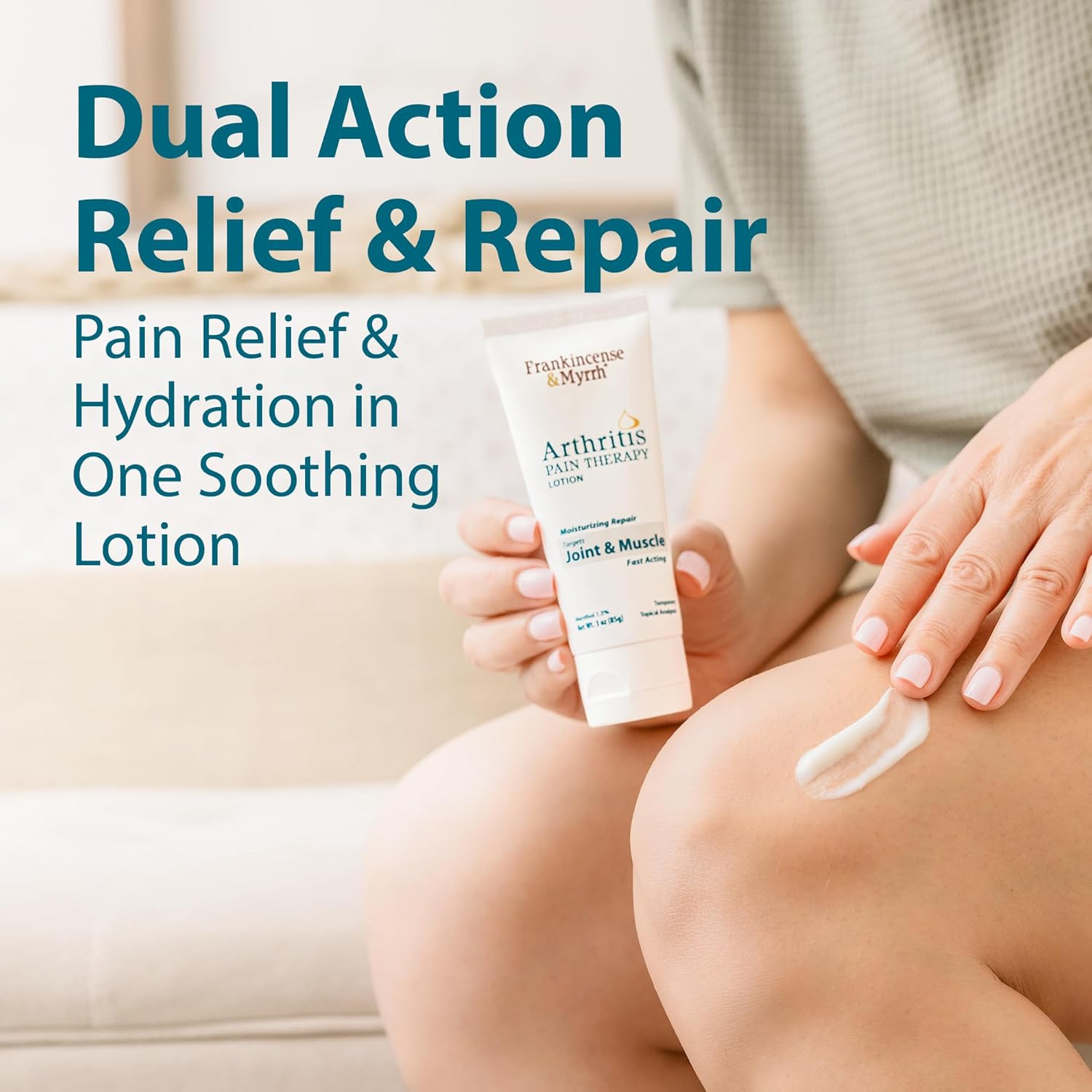 Frankincense and Myrrh Arthritis Pain Reliever Therapy Lotion – Topical Arthriti