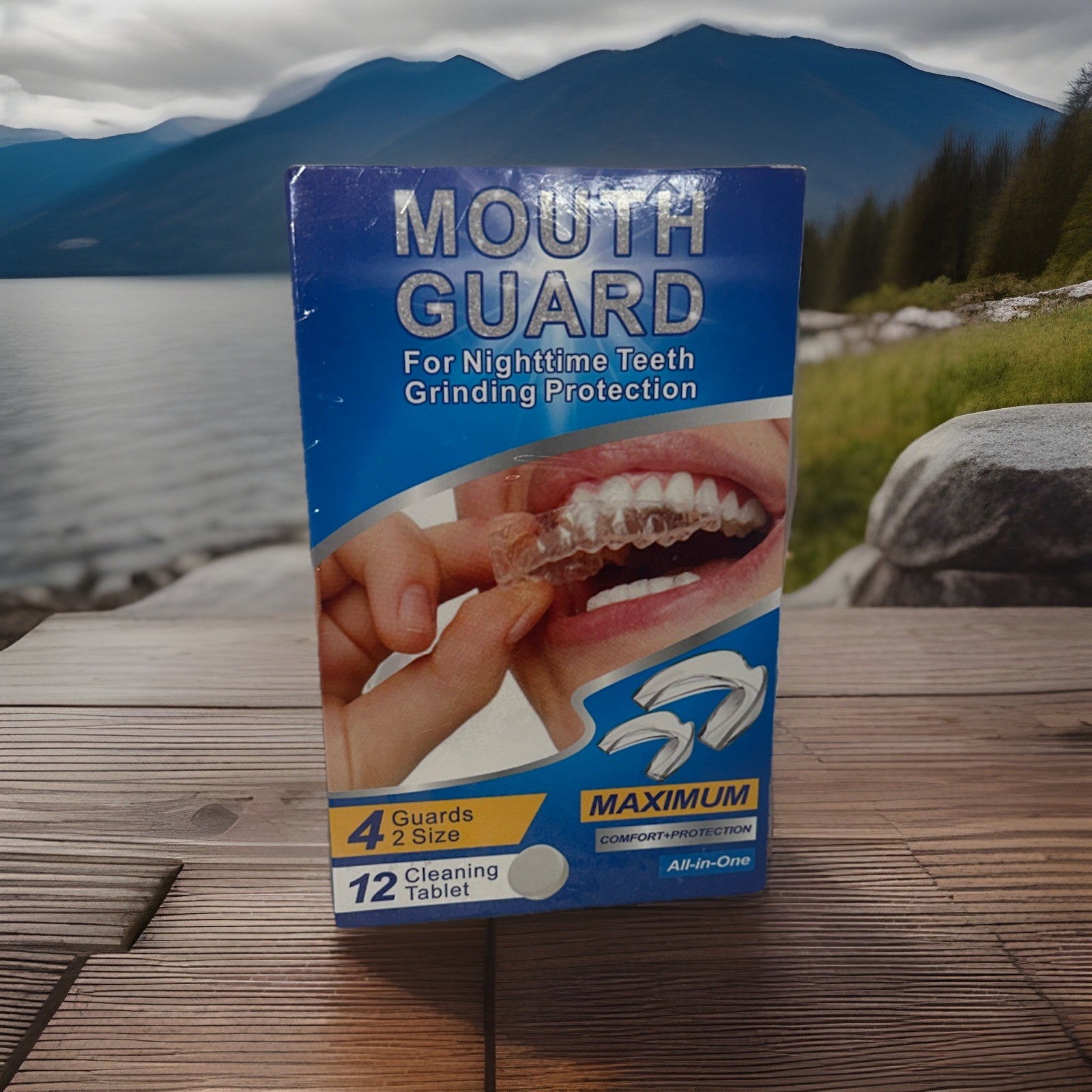 Mouth Guard for Grinding Teeth at Night: Reusable Mouthguards 2.4in Exp 02/04/28