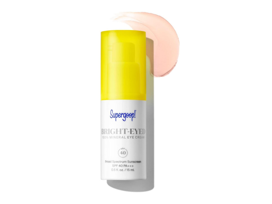 Supergoop! Bright-Eyed 100% Mineral Eye Cream SPF 40 Sunscreen 0.5 fl oz Ex08/27