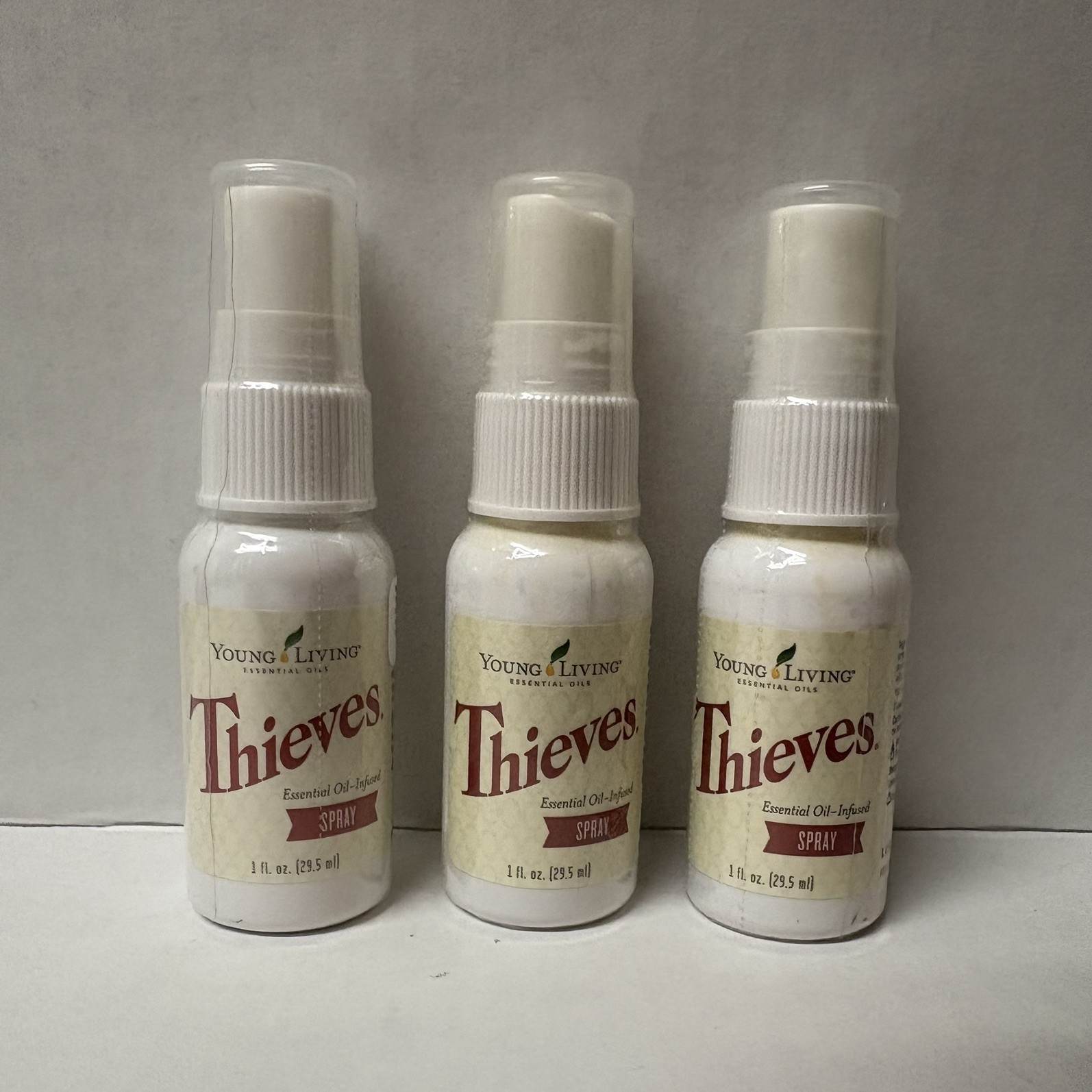Pack of 3 Young Living Thieves Spray 1 fl oz – New – Sealed