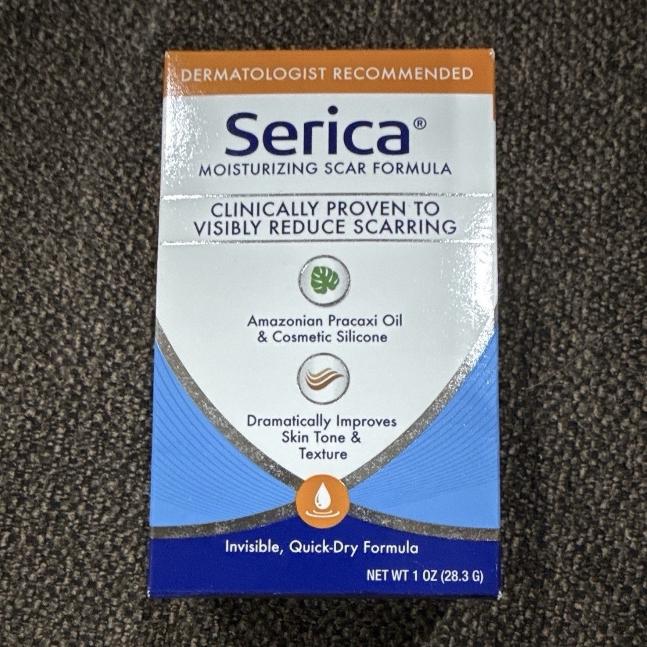 Serica Moisturizing Scar Formula Scar Reducer Quick-Dry Invisible Gel 1 oz