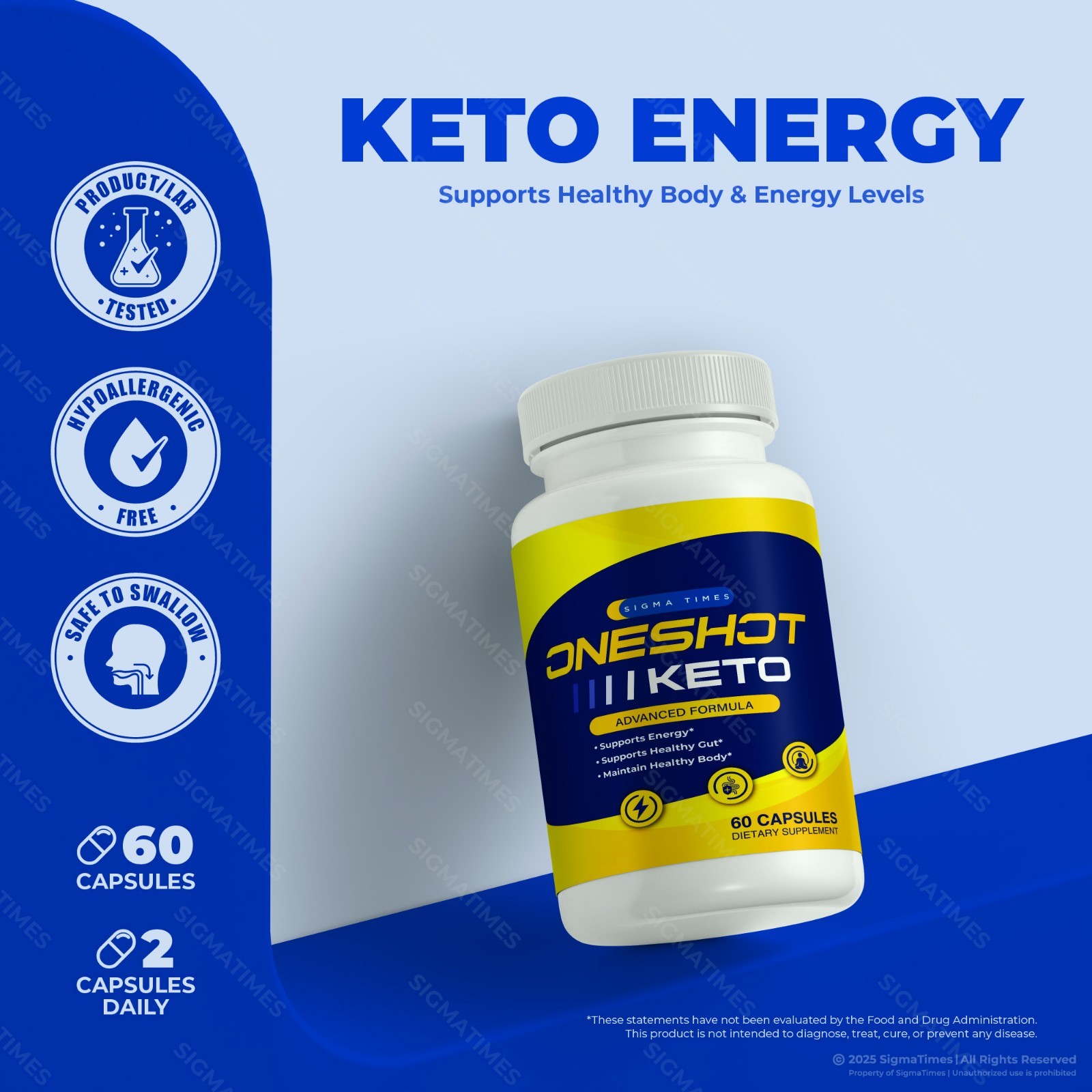 (2 Pack) OneShot Keto Capsules- Keto ACV Pills for Advanced Weight Loss